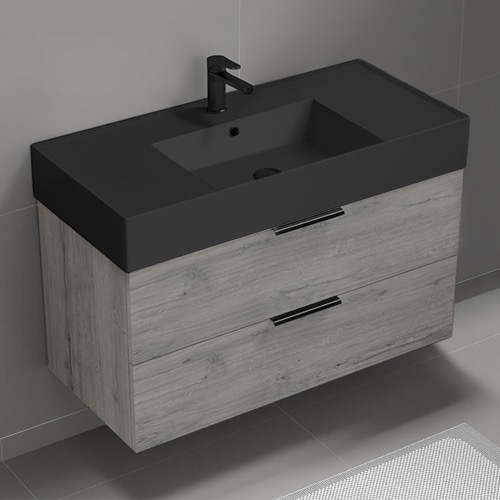 Floating Bathroom Vanity, Modern, 40 Inch Nameeks DERIN634