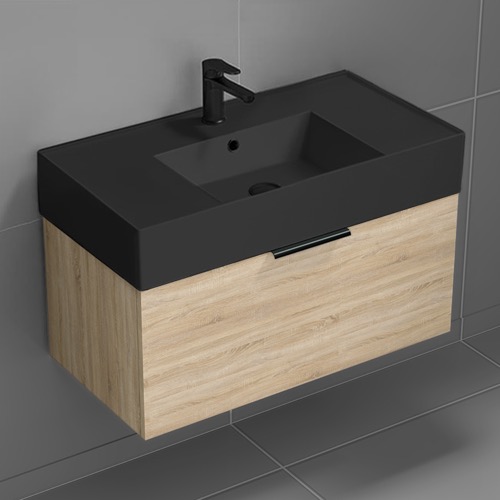 Floating Bathroom Vanity, Modern, 32 Inch Nameeks DERIN643