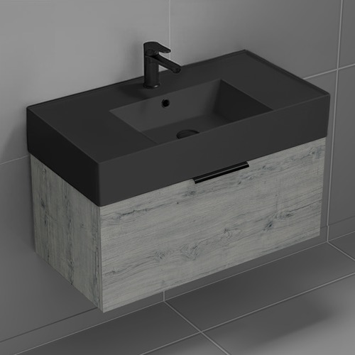 Floating Bathroom Vanity, Modern, 32 Inch Nameeks DERIN646