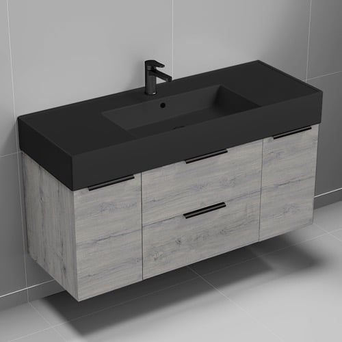 Floating Bathroom Vanity, Modern, 48 Inch Nameeks DERIN665