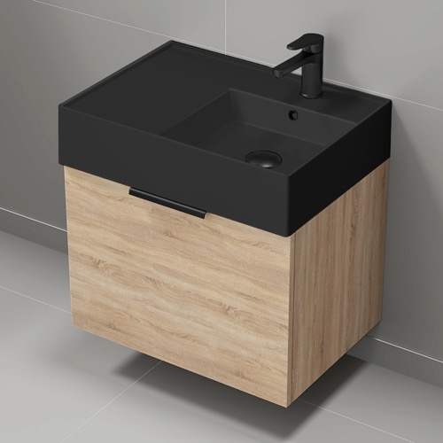 Floating Small Bathroom Vanity, Modern, 24 Inch Nameeks DERIN697