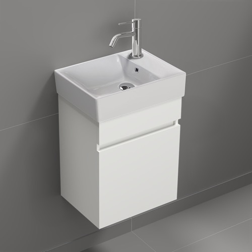 Small Bathroom Vanity, Floating, Modern Nameeks MINI16
