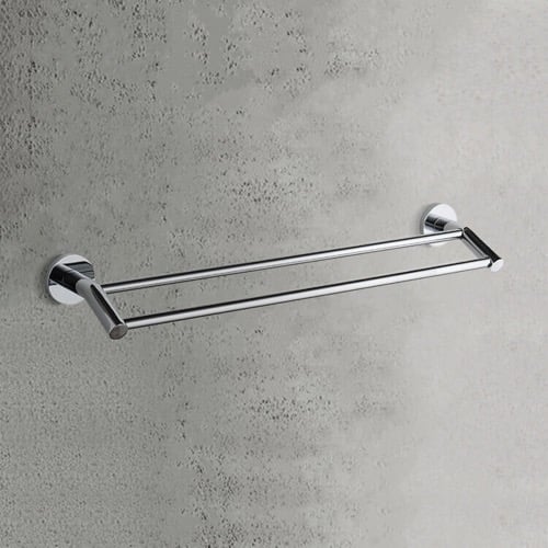 Double Towel Bar, 25 Inch, Chrome Nameeks NCB101