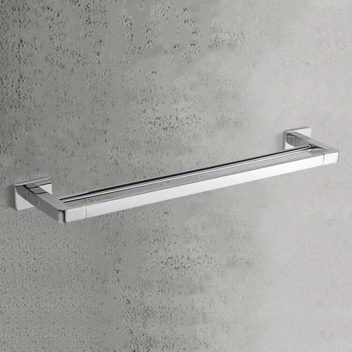 Double Towel Bar, 24 Inch, Chrome Nameeks NCB106