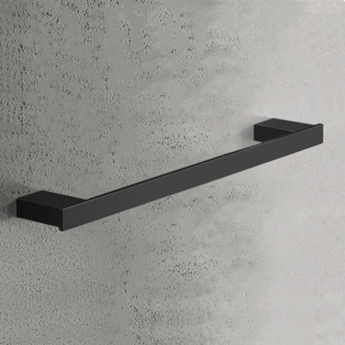 Towel Bar, 18 Inch, Modern, Matte Black Nameeks NCB116