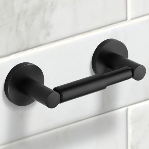 Matte Black Toilet Paper Holder Nameeks NCB51