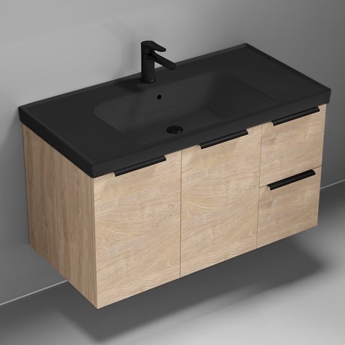 Wall Mounted Bathroom Vanity, 36 Inch Nameeks FRAME10