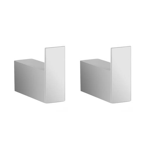 Pair of Polished Chrome Bathroom Hooks Nameeks HC04