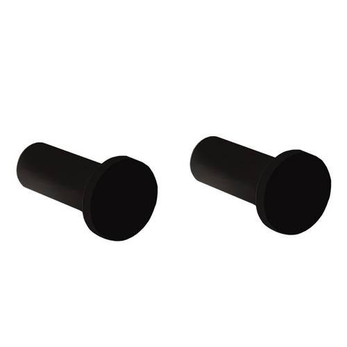 Set of Bathroom Hooks, Matte Black Nameeks HC06