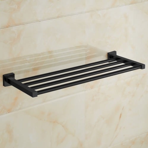 Matte Black Towel Rack Nameeks NCB91