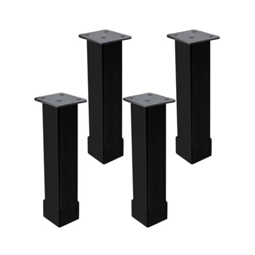 Kit of 4 Matte Black Vanity Cabinet Feet Nameeks AA501