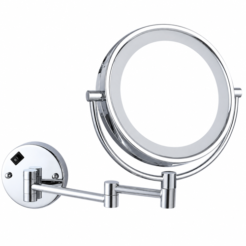 Wall Mounted Lighted Makeup Mirror, Hardwired Nameeks AR7705