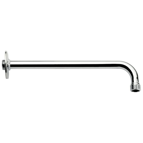Plated Brass Tube Shower Arm With Wall Flange Plated Brass Tube Shower Arm With Wall Flange Remer 343-20US