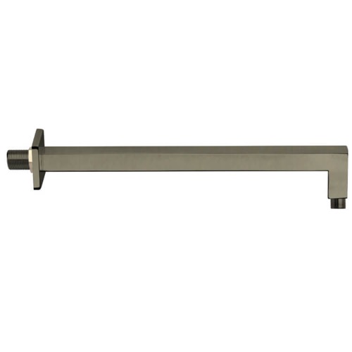 Square 16 Inch Shower Arm in Satin Nickel Finish Remer 348S40US-NP