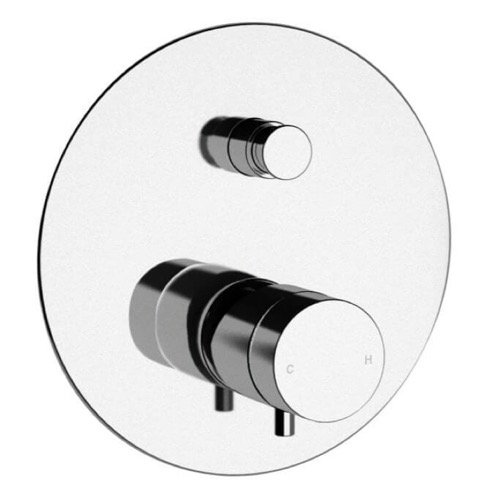 Built-in Thermostatic Diverter with Single Lever, Rough-In Valve Included Remer NT09US