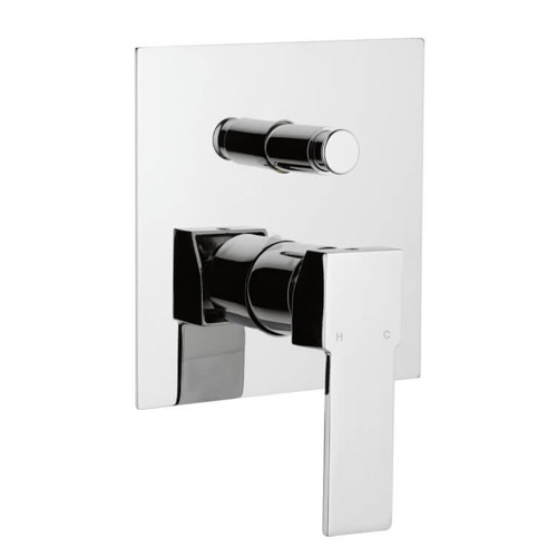 Built-in Bath Shower Mixer with Pressure Balance Cartridge, Rough-In Valve Included Remer Q09US