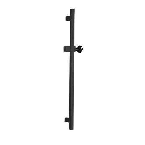 Squared 28 Inch Sliding Rail Available in Matte Black Remer 317S-NO