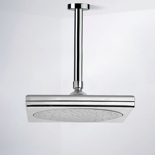 9 Inch Ceiling Mount Rain Shower Head With Arm, Chrome Remer 347N-356S