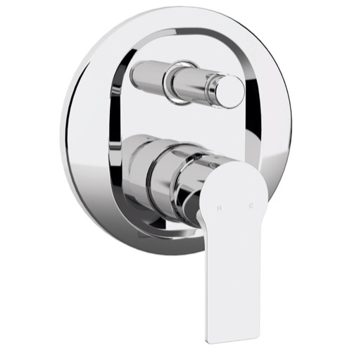 Contemporary Built-In Shower Diverter, Rough-In Valve Included Remer EY09