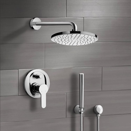 Rain Shower System with Handheld, Rain Shower Head, Shower Faucet Set Remer SFH21