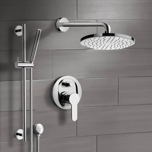 Rain Shower System with Handheld, Rain Shower Head, Shower Faucet Set Remer SFR21