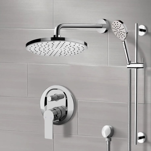 Rain Shower System with Handheld, Rain Shower Head, Shower Faucet Set Remer SFR76