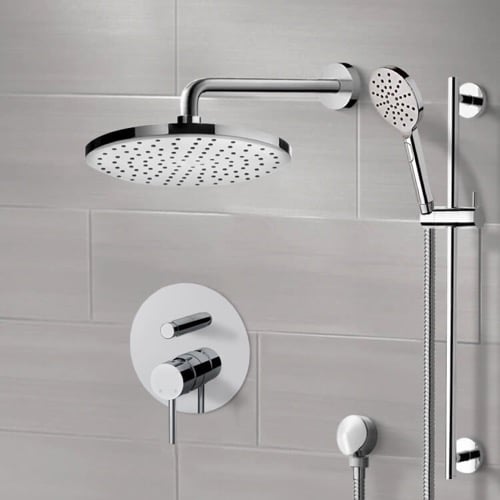 Rain Shower System with Handheld, Rain Shower Head, Shower Faucet Set Remer SFR78