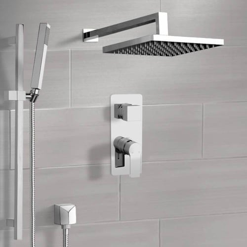 Rain Shower System with Handheld, Rain Shower Head, Shower Faucet Set Remer SFR98