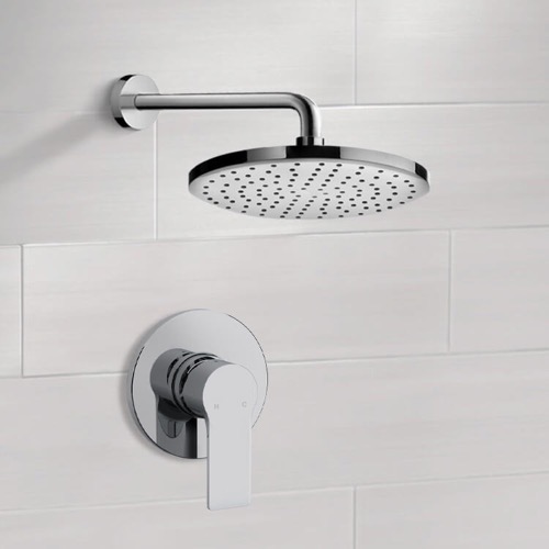 Shower Faucet, Rain Shower Head, Chrome Remer SS50