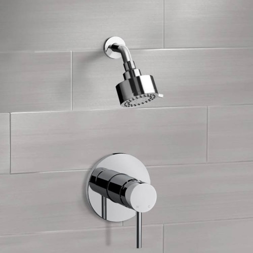 Shower Faucet, Shower Head, Chrome Remer SS53
