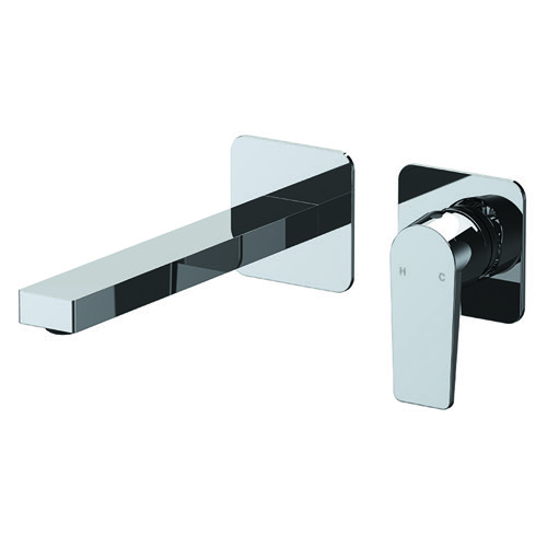 Chrome Single Handle Wall Mounted Bathroom Faucet Remer D15PLNL-CR