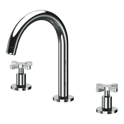 Chrome Widespread Bathroom Faucet Remer DL13PUSNL-CR