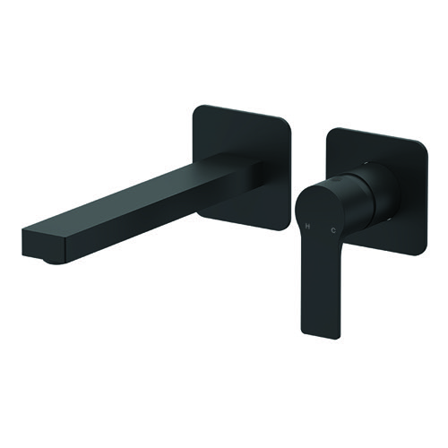 Matte Black Single Handle Wall Mounted Bathroom Faucet Remer EY15PLNL-NO