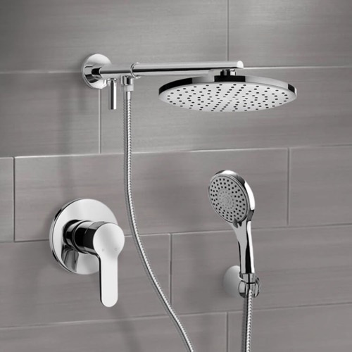 Rain Shower System with Handheld, Rain Shower Head, Shower Faucet Set Remer SFH14