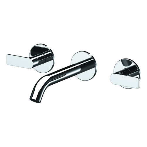 Chrome Wall Mounted Widespread Bathroom Faucet Remer XN14PLNL-CR