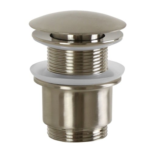 Click Clack Pop-up Waste Without Overflow in Brushed Nickel S2079-Brushed Nickel