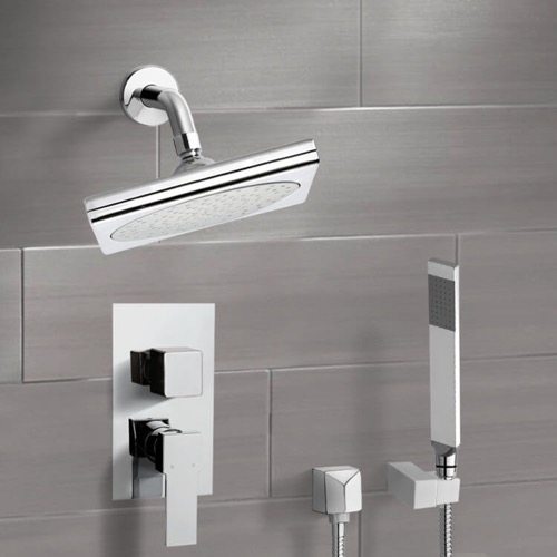 Rain Shower System with Handheld, Rain Shower Head, Shower Faucet Set Remer SFH6193