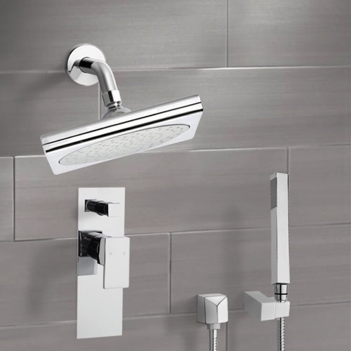 Rain Shower System with Handheld, Rain Shower Head, Shower Faucet Set Remer SFH6195