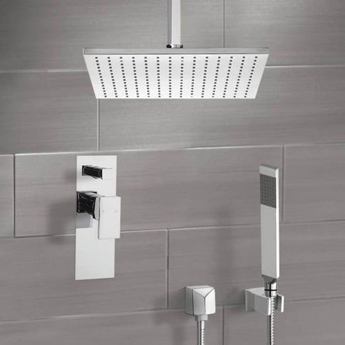 Ceiling Rain Shower System with Handheld, Rain Shower Head, Shower Faucet Set Ceiling Rain Shower System with Handheld, Rain Shower Head, Shower Faucet Set Remer SFH6506