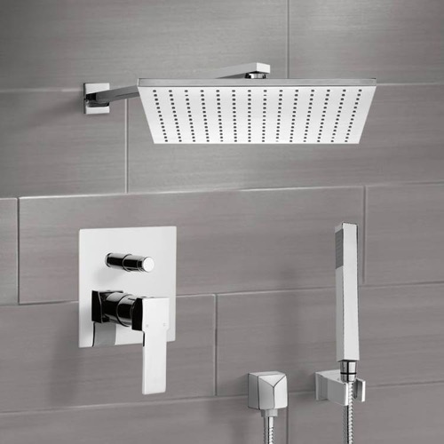 Rain Shower System with Handheld, Rain Shower Head, Shower Faucet Set Remer SFH6513