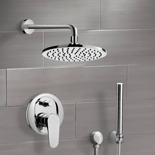 Rain Shower System with Handheld, Rain Shower Head, Shower Faucet Set Remer SFH6538