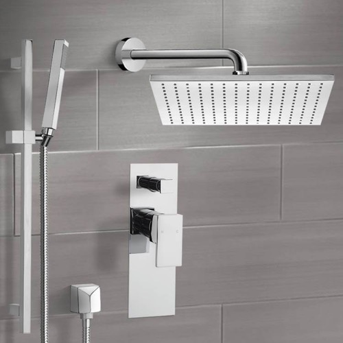 Rain Shower System with Handheld, Rain Shower Head, Shower Faucet Set Remer SFR7099