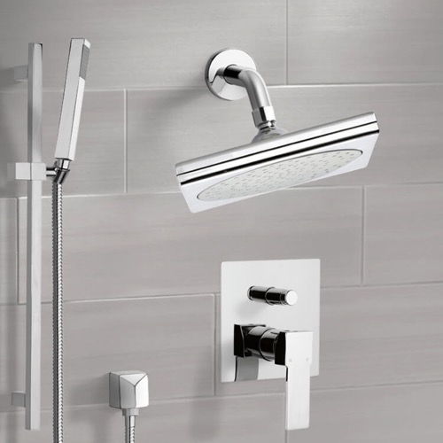Rain Shower System with Handheld, Rain Shower Head, Shower Faucet Set Remer SFR7195