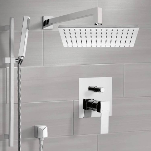 Rain Shower System with Handheld, Rain Shower Head, Shower Faucet Set Remer SFR7512