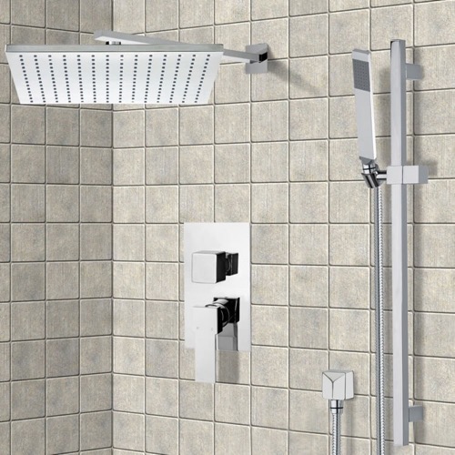 Rain Shower System with Handheld, Rain Shower Head, Shower Faucet Set Remer SFR7514