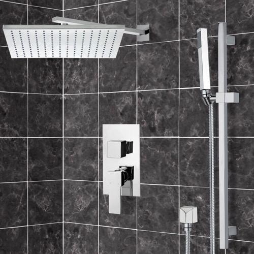 Rain Shower System with Handheld, Rain Shower Head, Shower Faucet Set Remer SFR7516