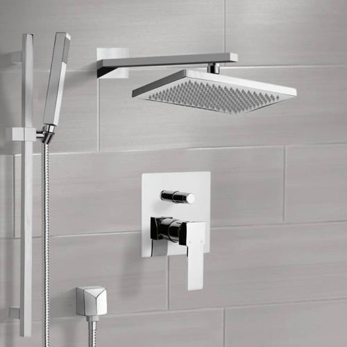 Rain Shower System with Handheld, Rain Shower Head, Shower Faucet Set Remer SFR7544
