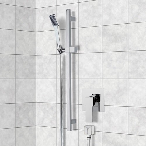 Chrome Slidebar Shower Set With Hand Shower Remer SR039