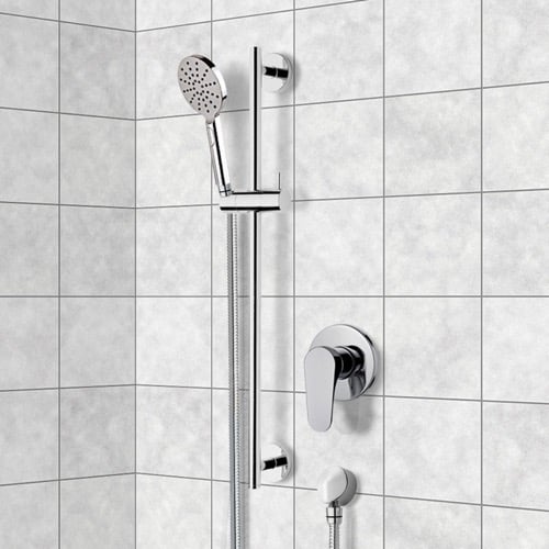 Chrome Slidebar Shower Set With Multi Function Hand Shower Remer SR046