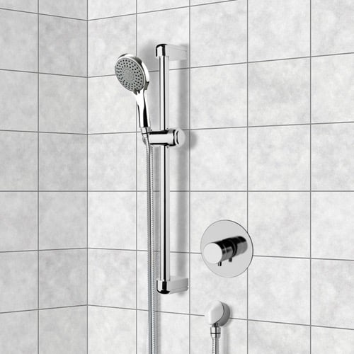 Chrome Thermostatic Slidebar Shower Set With Multi Function Hand Shower Remer SR047